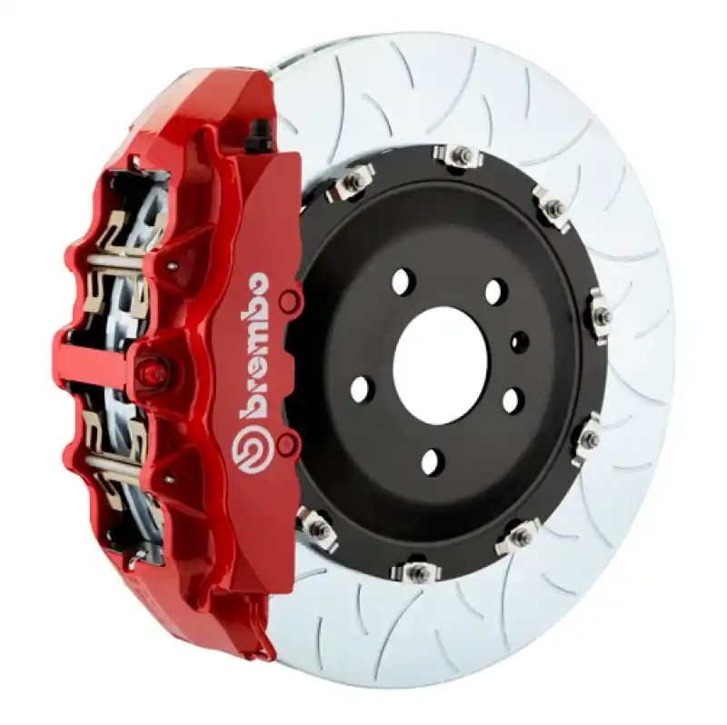 Trending Brembo 09-15 GLK Front GT BBK 8 Piston Cast 380x34 2pc Rotor Slotted Type-3-Red