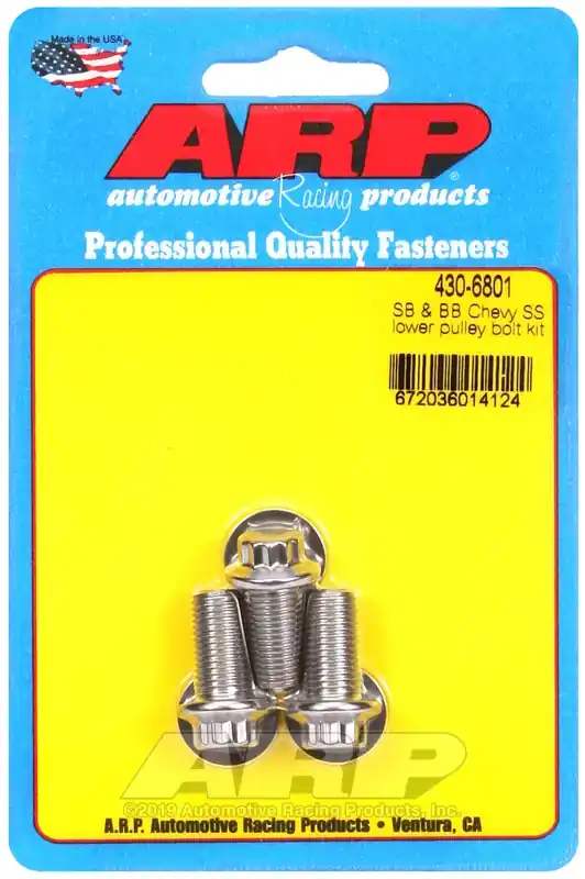 Price Cut ARP SB & BB Chevy SS Lower Pulley Bolt Kit