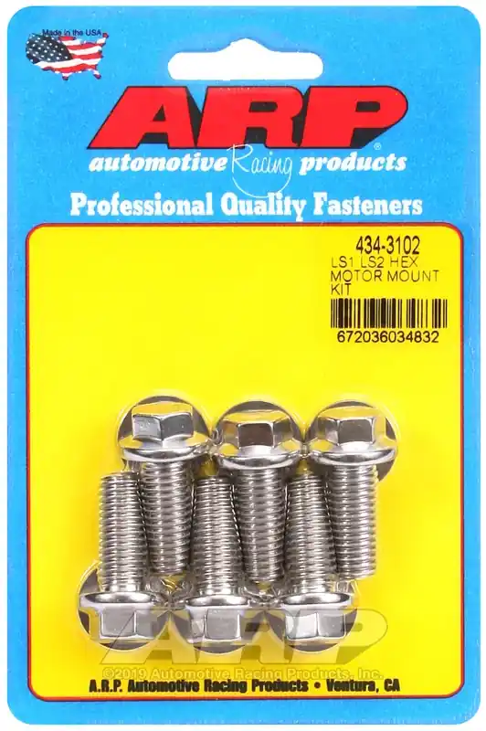 Factory Price ARP LS1 LS2 SS Hex Motor Mount Bolt Kit