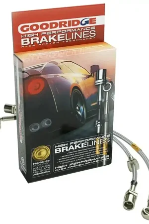 Goodridge Mitsubishi Lancer EVO III 4 Line Brake Hose Kit (EXPORT LABELED) Instant Buy