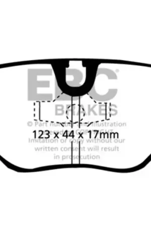 Big Sale EBC 92-95 BMW M3 3.0 (E36) Bluestuff Rear Brake Pads
