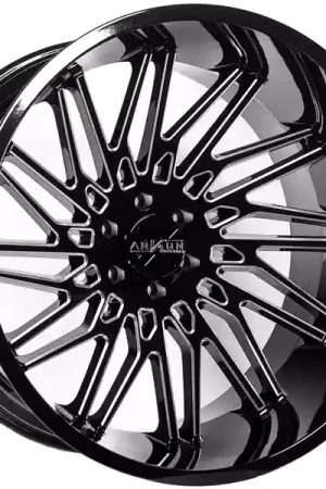 Hot Deal Arkon Off-Road Milled Gloss Black Apollo Wheel K19120208345L | RealTruck