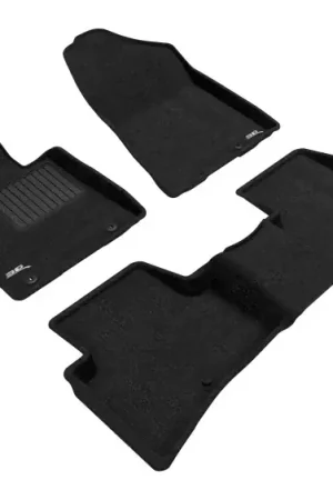 3D MAXpider 16-18 Hyundai Tucson Elegant 1st 2nd Row - Floor Mat Set (Black) Last Chance