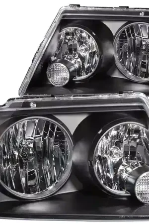 Anzo Black Crystal Headlights 111045 | RealTruck Buy Online