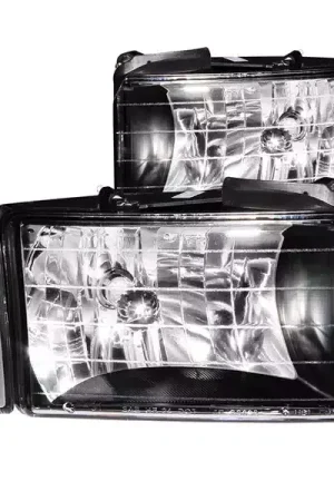 Buy Online Anzo Black Crystal Headlights 111067 | RealTruck