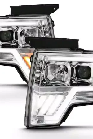 Anzo Chrome Switchback Projector Headlights 111470 | RealTruck Latest