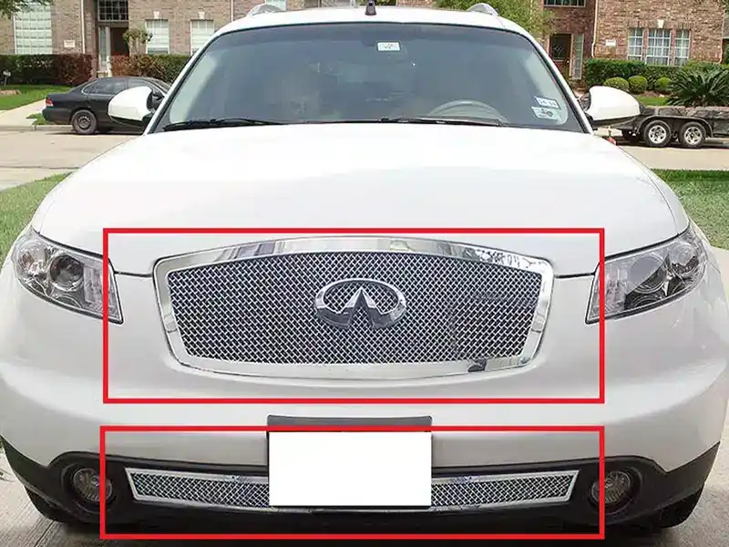 Budget APS Mesh Main Upper & Lower Bumper Complete Replacement Grille GR14GGH77T | RealTruck