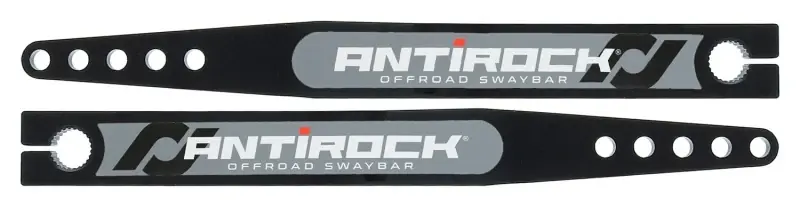 RockJock Antirock Fabricated Steel Sway Bar Arms 20in Long 18.195in C-C 5 Holes w/ Stickers Pair Crafted