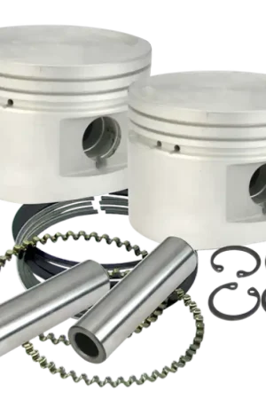 Latest S&S Cycle 84-99 BT w/ Stock Heads Standard 80in Cast Flat-Topped Replacement Piston Kit