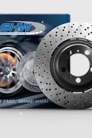 Direct From Factory SHW 98-03 BMW M5 4.9L Left Front Drilled Lightweight Brake Rotor (European Model) (34112227735)