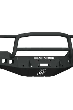 Road Armor 13-18 Ram 1500 Stealth Front Winch Bumper w/Lonestar Guard - Tex Blk Buy Online
