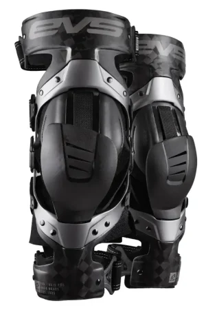 EVS Axis Pro Knee Brace Pair Black/Grey - Small Popular
