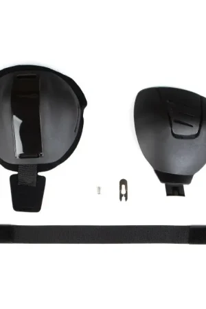 EVS Axis Patella Cup Replacement(Strap/Liner/Left Cup/Hardware) Black - Small/Medium Big Sale