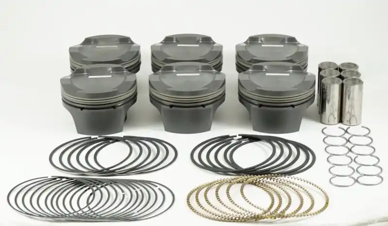 Mahle MS BMW N54 B30 3.0L 84.50mm x 31.7mm CH 17.2cc 314g 10.3CR Pistons (Set of 6) Direct From Factory