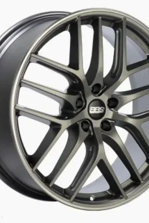 BBS CC-R 20x9.5 5x112 ET42 Satin Platinum Polished Rim Protector Wheel -82mm PFS/Clip Required High Quality