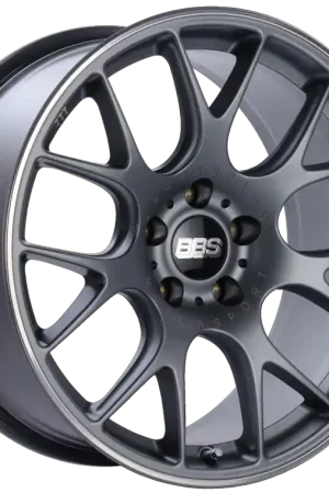 BBS CH-R 19x9.5 5x120 ET35 Satin Titanium Polished Rim Protector Wheel -82mm PFS/Clip Required Must Have