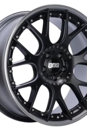 BBS CH-RII 20x9 5x130 ET48 CB71.6 Satin Black Center Platinum Lip Stainless Rim Protector Wheel Free Delivery