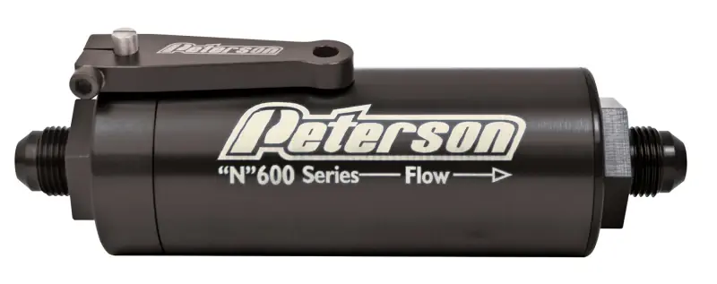 Peterson Fluid Systems Fuel Filter -10AN 100 Micron Ball Valve Last Chance