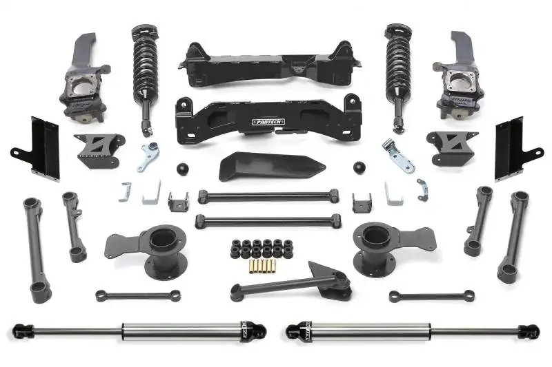 Hot Deal Fabtech 10-15 Toyota 4Runner 4WD 6in Perf Sys w/Dl 2.5C/O & 2.25