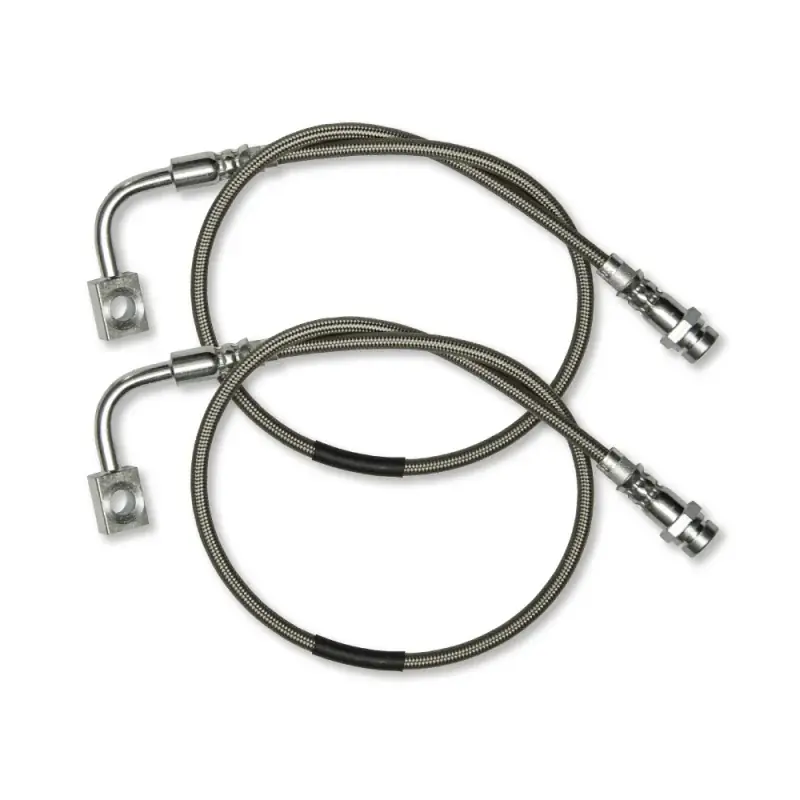Authentic Rock Krawler 07-18 Jeep Wrangler JK/JKU Long Travel Stainless Steel Front Brake Lines