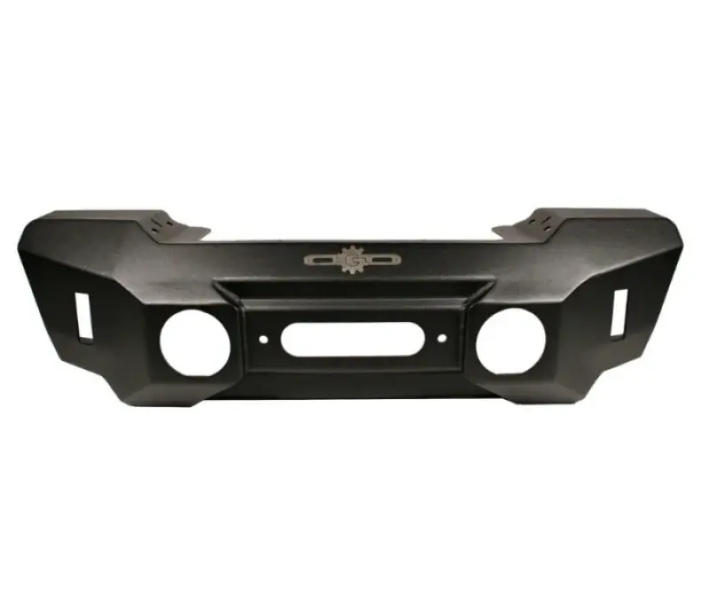 Professional Grade Rock Slide 07-18 Jeep Wrangler JK Big Sky Aluminum Stubby Front Bumper w/ Winch Plate