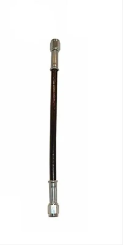 Limited Offer Fragola -4AN PFTE Black Hose Assembly Straight x Straight 30in