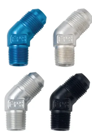 Big Sale Fragola -16AN x 1 NPT 45 Degree Adapter - Black