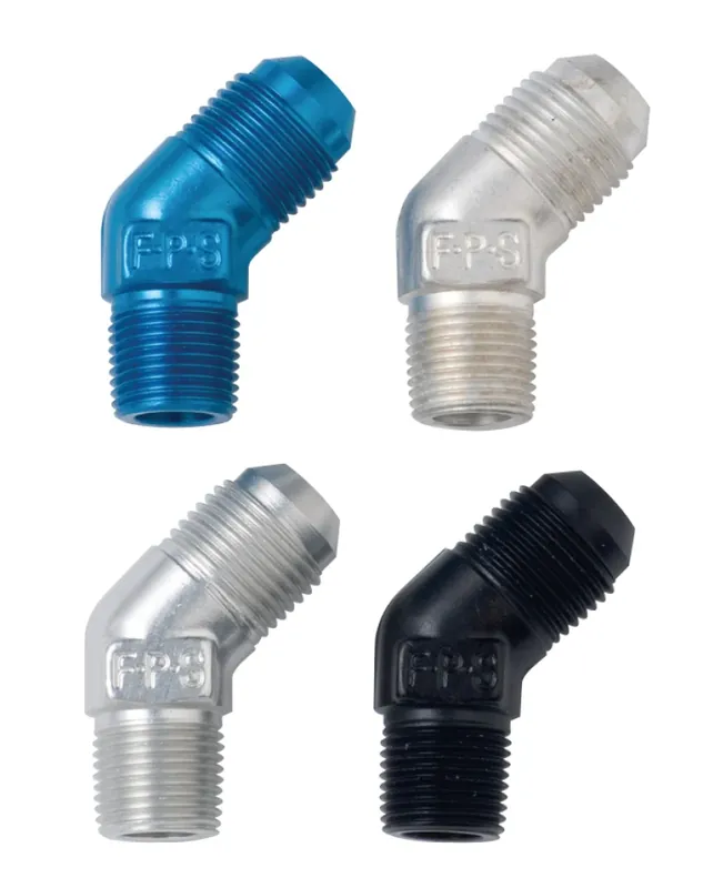 Big Sale Fragola -16AN x 1 NPT 45 Degree Adapter - Black