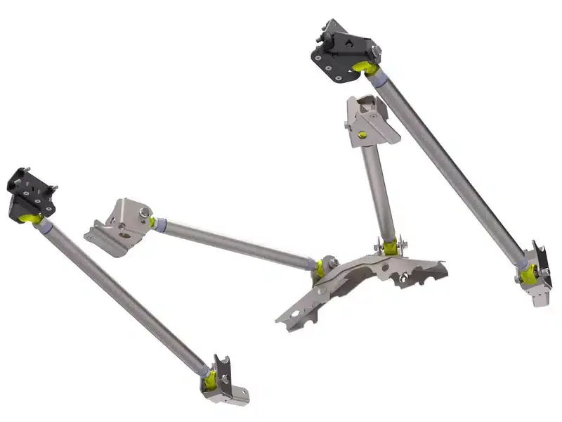 Artec Industries Long Arm Upgrade Kit-Rear-DOM Steel-Bolt-On Bracket-M220 Stock Axle JL4992 | RealTruck New Arrival
