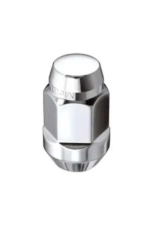 No Minimum Order McGard Hex Lug Nut (Cone Seat Bulge Style) M14X1.5 / 22mm Hex / 1.635in. L (Box of 100) - Chrome
