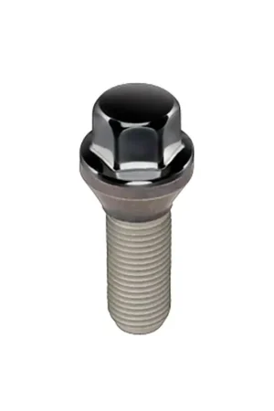 McGard Hex Lug Bolt (Cone Seat) M14X1.25 / 17mm Hex / 27.5mm Shank Length (Box of 50) - Black Super Sale
