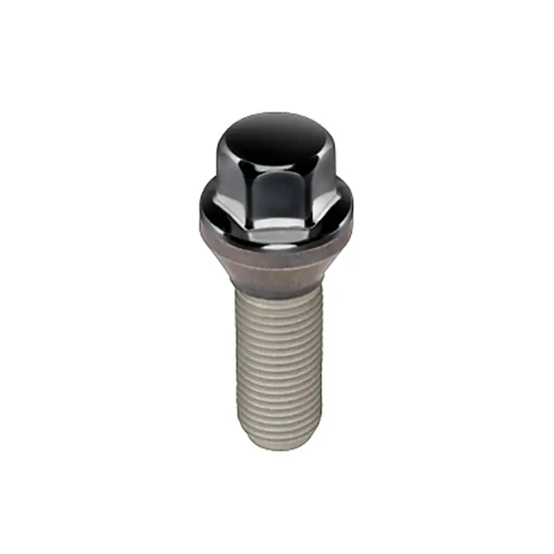 McGard Hex Lug Bolt (Cone Seat) M14X1.25 / 17mm Hex / 27.5mm Shank Length (Box of 50) - Black Super Sale