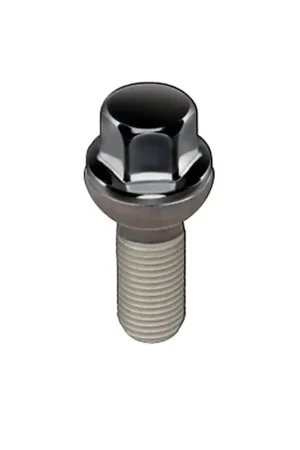 McGard Hex Lug Bolt (Radius Seat) M14X1.5 / 17mm Hex / 27.5mm Shank Length (Box of 50) - Black Seasonal Sale