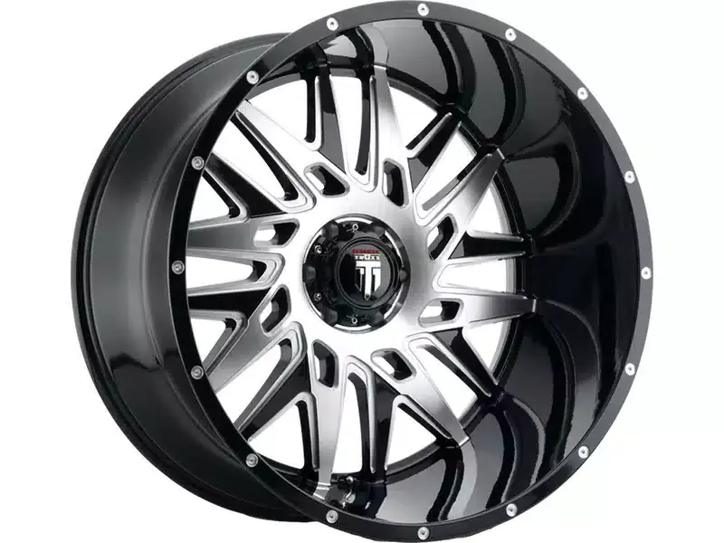 American Truxx Machined Gloss Black AT-184 DNA Wheel AT184-24481BM-76 | RealTruck Buy Today