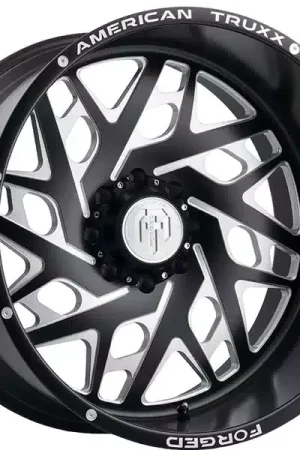 Certified American Truxx Forged Milled Matte Black ATF-1909 Aries Wheel ATF1909-22283-44M | RealTruck