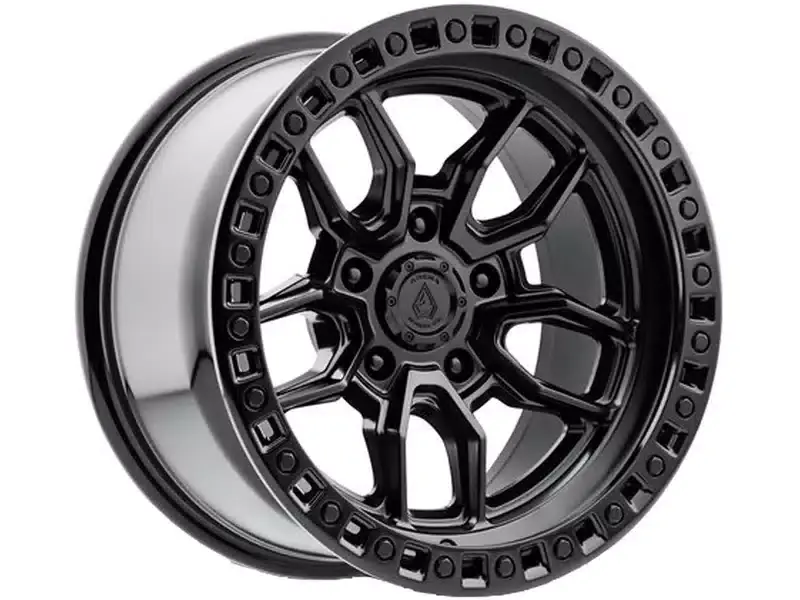 Arena Matte Black & Gloss Black Lip Hustle Wheel A109220018N01804 | RealTruck Reduced Price