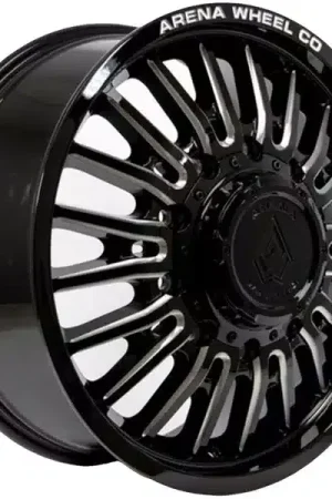 Arena Milled Gloss Black Thunder Dually Wheel A113228292N20216 | RealTruck Budget