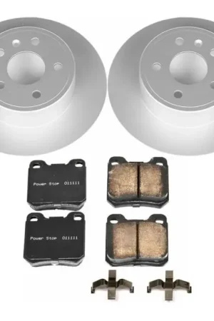Bargain Power Stop 99-03 Saab 9-3 Rear Z23 Evolution Sport Coated Brake Kit