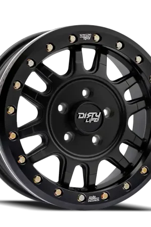 Free Delivery Dirty Life 9309R Canyon Pro 15x7 5x114.3 38mm Offset/ 77mm Hub Matte Black - Beadlock