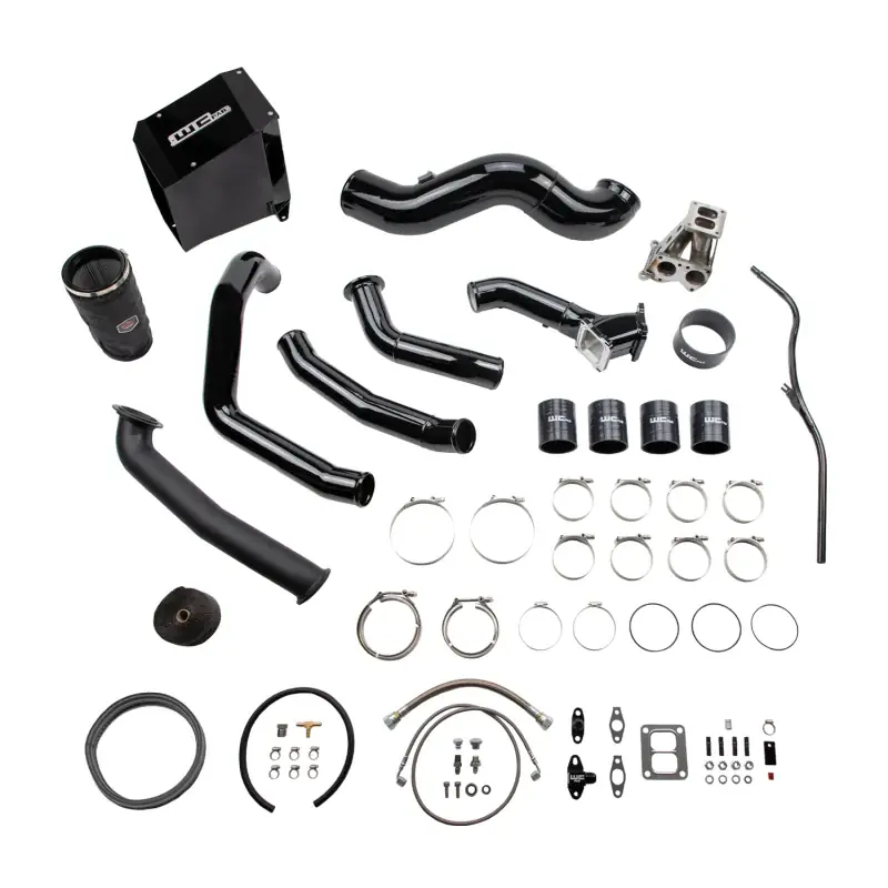 Super Sale Wehrli 01-04 Duramax LB7 S400 Single Turbo Install Kit - Brizzle Blue