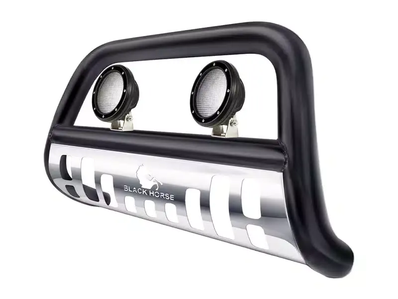 Price Drop Black Horse Black Bull Bar Kit CBBS-TOB4701SP-PLFB | RealTruck