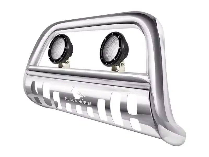 Black Horse Stainless Bull Bar Kit CBS-GMB1701SP-PLFB | RealTruck Mega Sale