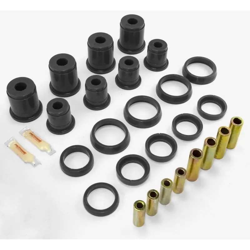 Same Day Shipping Rugged Ridge Control Arm Bushing Kit Front Black 97-06TJ