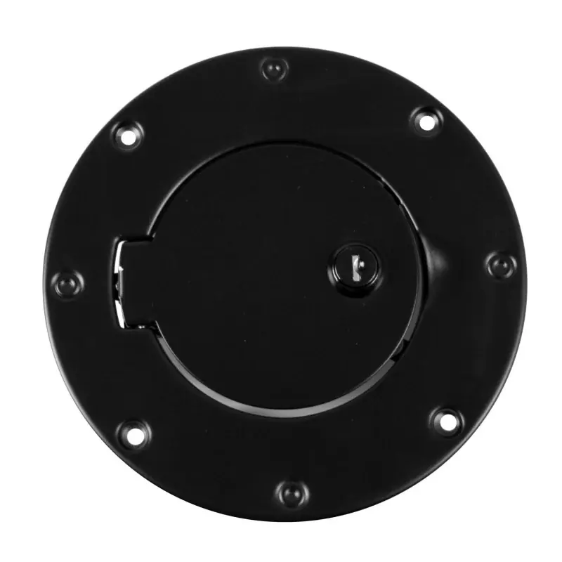 Rugged Ridge 97-06 Jeep Wrangler TJ Black Locking Gas Cap Door One Day Deal