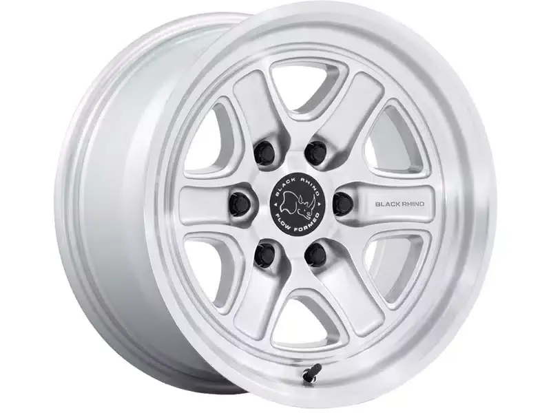 Seasonal Sale Black Rhino Machined Silver Echo Wheel BR032SD18906812 | RealTruck
