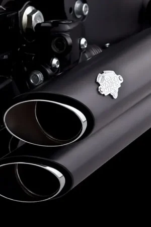 Place Order Vance & Hines HD Sportster 14-22 Shortshots Staggered Black Full System Exhaust