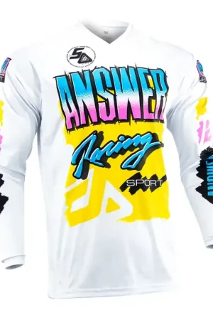 Answer 26 LE Syncron Artifacts Jersey 50 Years Neon Yellow/White/Blue - Small Secure Checkout