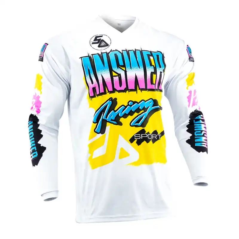Answer 26 LE Syncron Artifacts Jersey 50 Years Neon Yellow/White/Blue - Small Secure Checkout