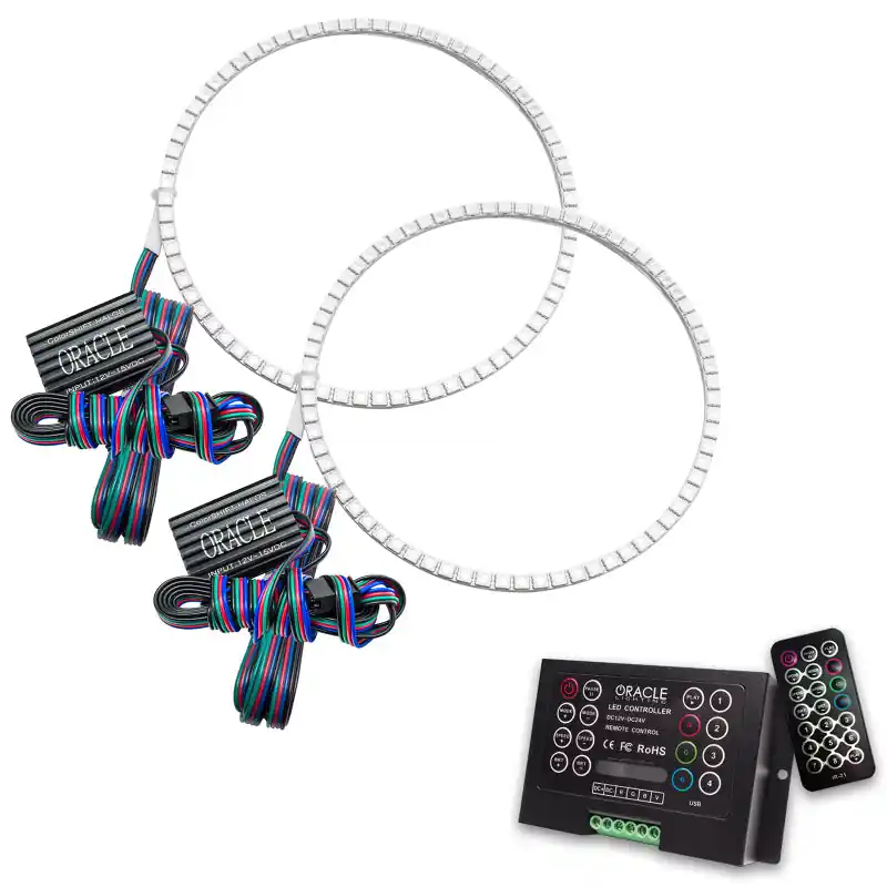 Oracle Jeep Patriot 07-17 Halo Kit - ColorSHIFT w/ 2.0 Controller Same Day Shipping