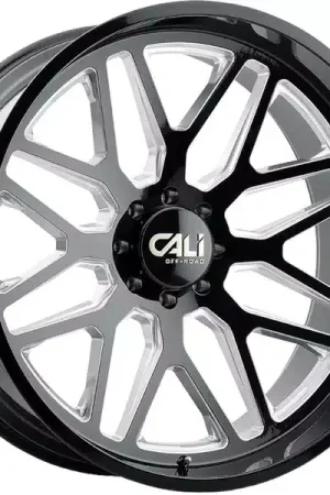 Time-Limited Cali Offroad Milled Gloss Black Invader Wheel 9115-28236BM | RealTruck